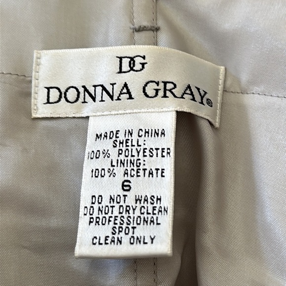 Donna Gray three-piece bustier, wrap, skirt set, size 6 - Picture 8 of 9